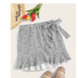 Black and white skirt